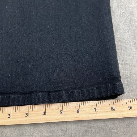 Not Your Daughters Jeans Women 12P 29Wx29L Black Bootcut Denim Stretch USA VTG - Picture 10 of 13